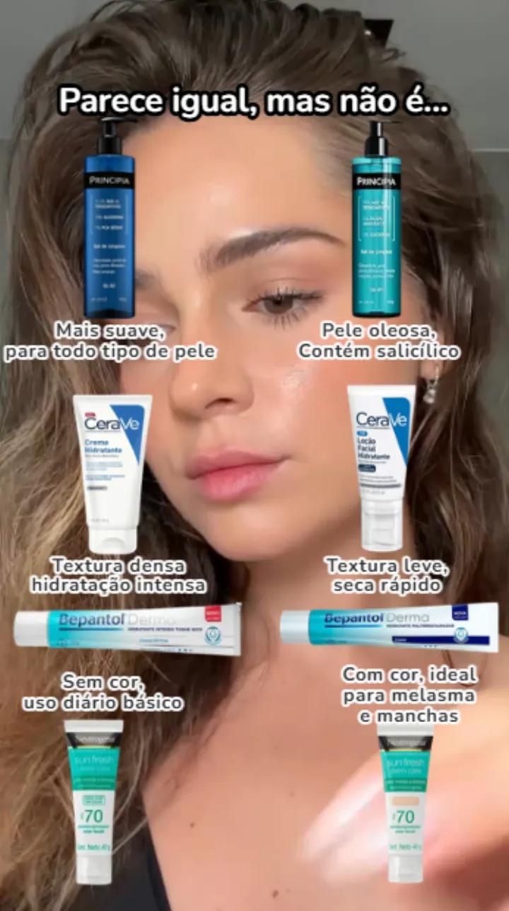 Muitos produtos parecem iguais na embalagem, mas foram feitos para