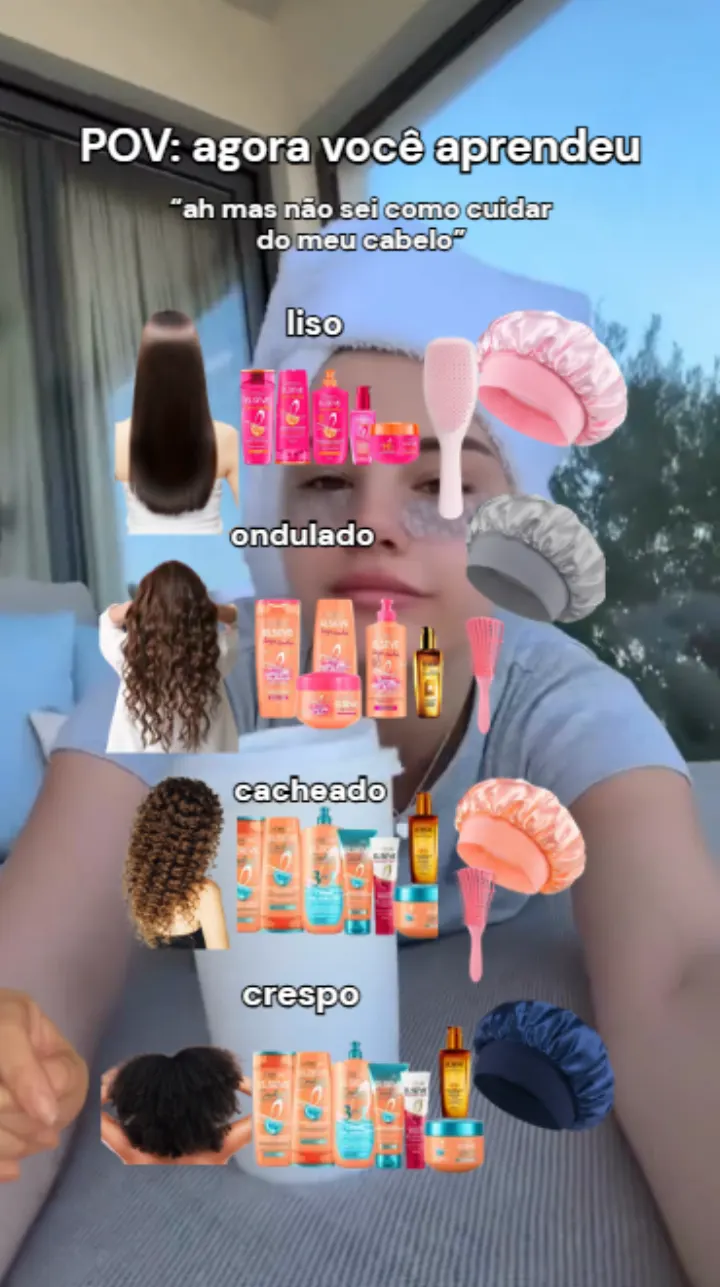 Cada tipo de cabelo precisa de cuidados diferentes