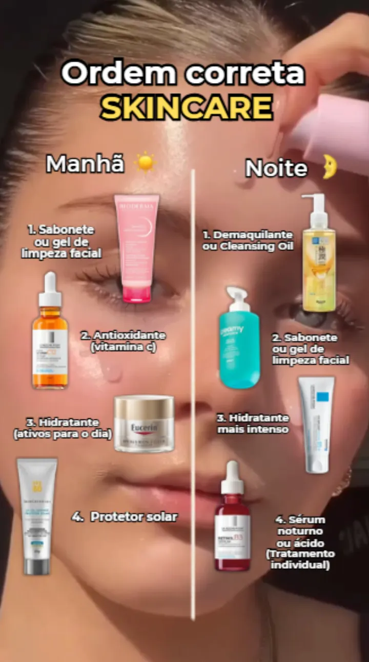 A ordem dos produtos no skincare faz diferença no resultado da sua…
