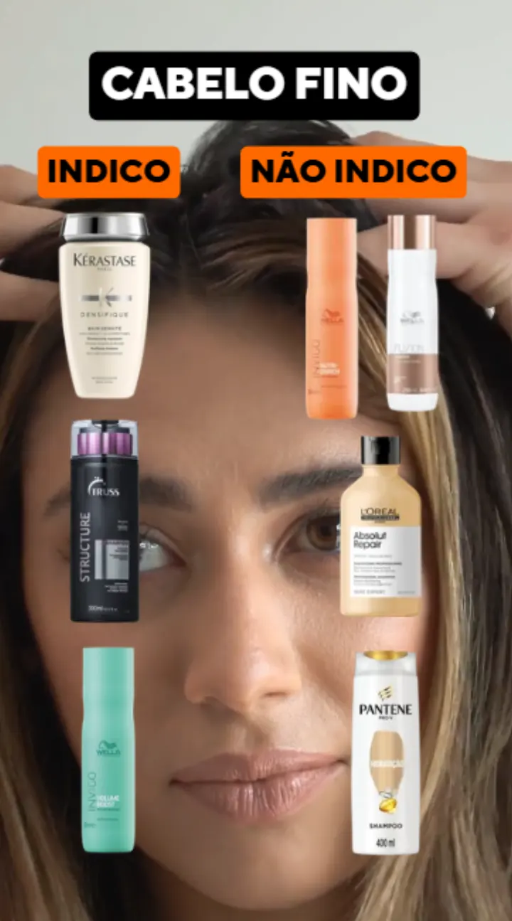 Quem tem cabelo fino precisa tomar cuidado com produtos muito pesados
