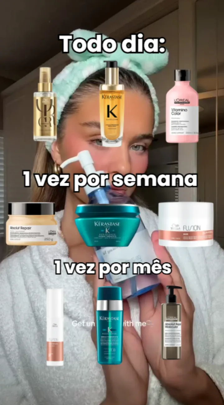 Cabelo bonito normalmente vem da constância nos cuidados