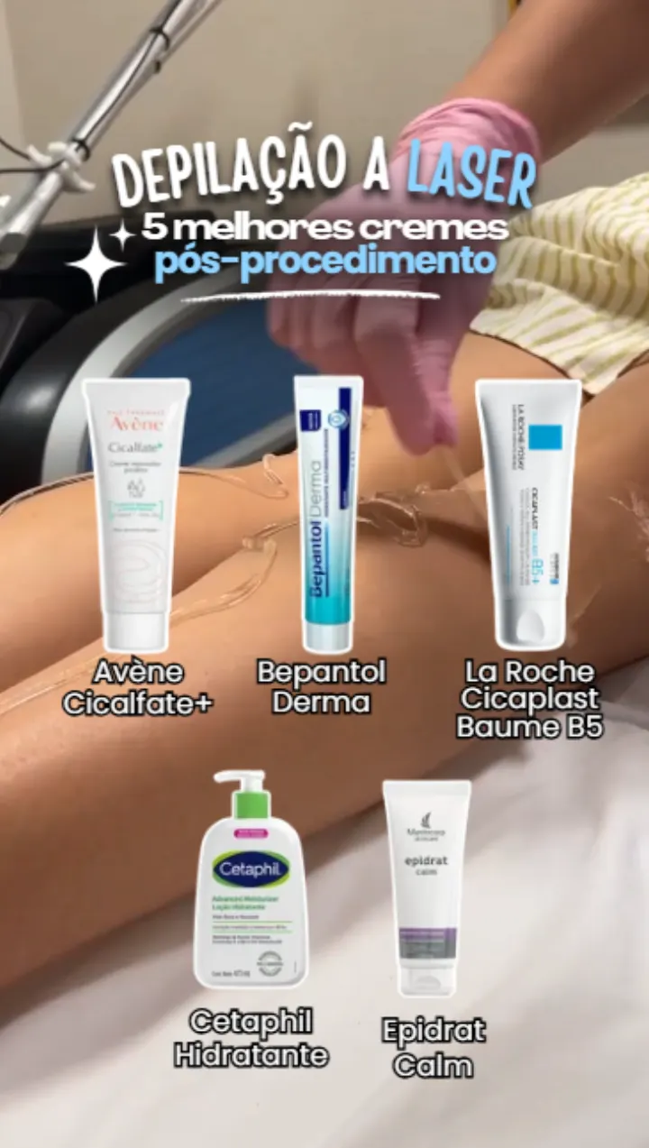 Cuidados após depilação a laser